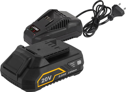 ערכת סוללה 2A 20V + מטען מהיר TOT060