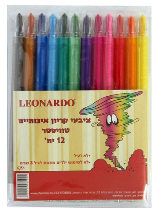 צבעי קריון טויסטר דקים LEONARDO