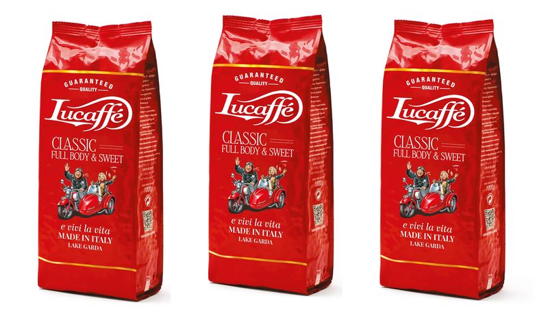 3 ק"ג פולי קפה לוקפה קלאסיק \ Lucaffe Classic
