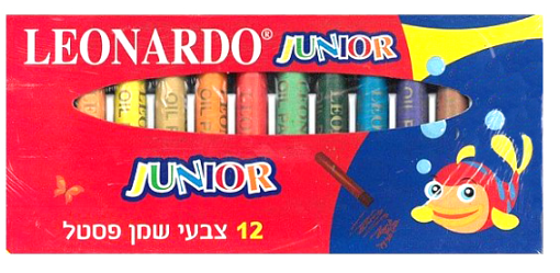 צבעי שמן פסטל לאונרדו - 12 יח