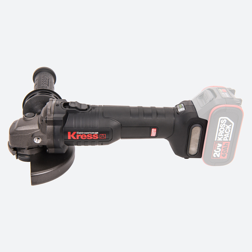 משחזת זווית נטענת KRESS KU801.9 20V Brushless | דיסק 125 מ״מ ו־3 מהירויות – גוף בלבד