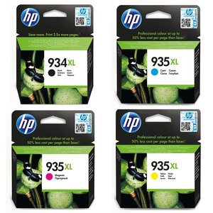 סט ראשי דיו מקוריים ‏HP 934XL/935XL