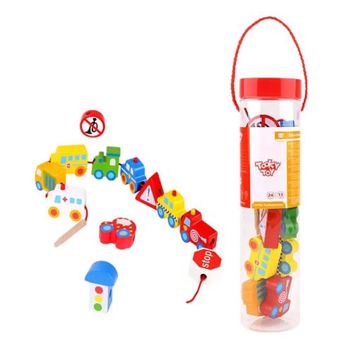 השחלת כלי תחבורה מעץ