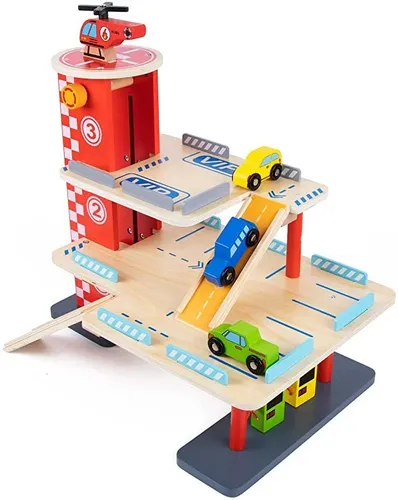 חניון מכוניות איכותי מעץ 3 קומות