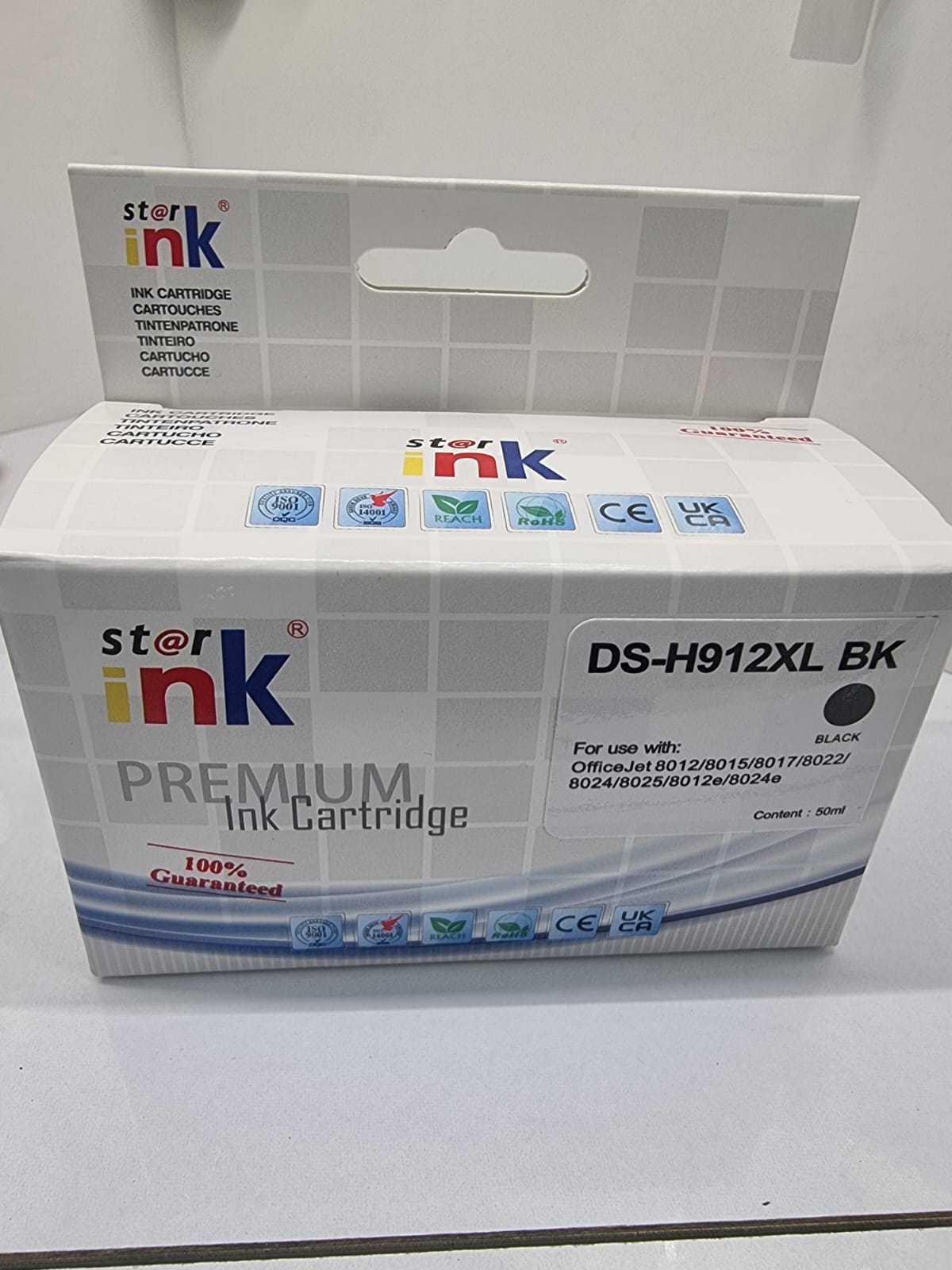 דיו שחור תואם HP 912XL