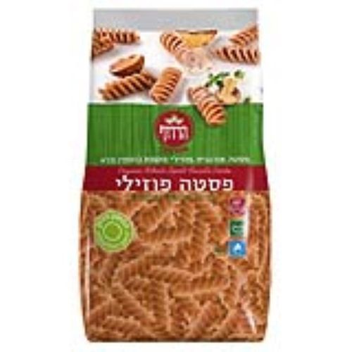 פסטה פוזילי - אורגני מקמח כוסמין מלא 400 גרם הרדוף