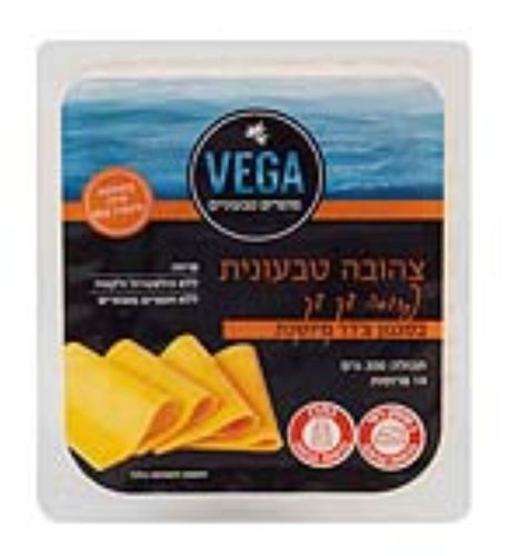 צהובה טבעונית דקה בסגנון צדר