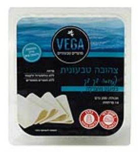 צהובה טבעונית דקה בסגנון מוצרלה
