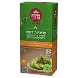 פריכיות דקות אורגני הרדוף ללא מלח
