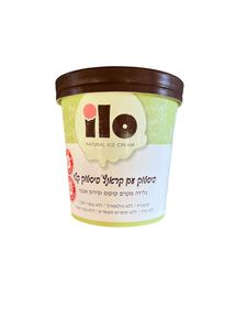גלידת טבעונית פיסטוק עם קראנץ פיסטוק קלוי-ilo