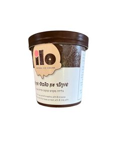 גלידת טבעונית שוקולד עם פצפוצי שוקולד-ilo