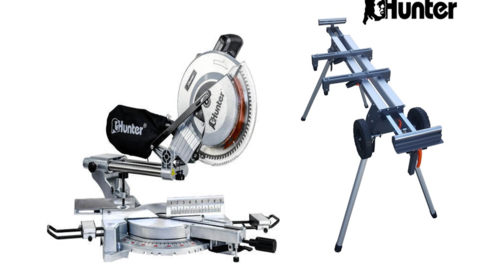  סט משור גרונג פנדל 10''255 ממ  2000 + סמן לייזר  HUNTER + סטנד עמדת ניידת מקצועית  100613-002