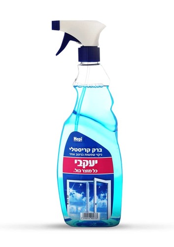 מרסס ברק קריסטלי - ניקוי שמשות בניגוב אחד תוצרת יעקבי 
