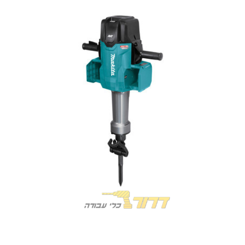 פטיש הריסה נטען 72.8J 80V מקיטה HM004GZ + זוג סוללות 5A + מטען 