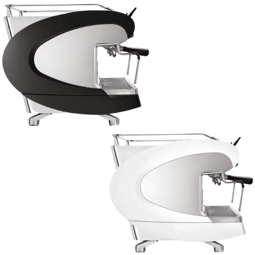מכונת אספרסו מקצועית 3 ראשים שחור/לבן - Nuova Simonelli Aurelia Wave Volumetric 3GR