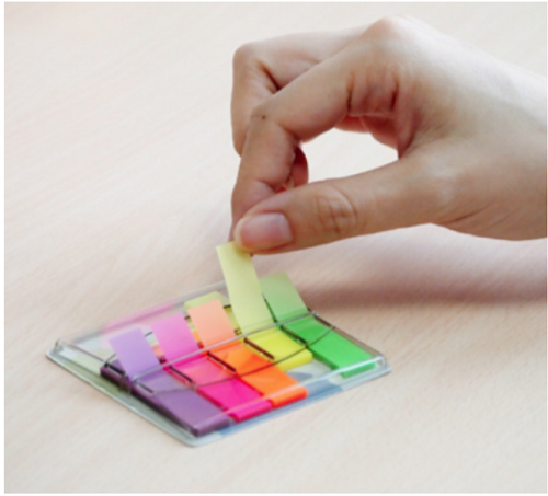  דגלוני סימון STICK 'N POP UP FLAGS עם טקסט Sign Here