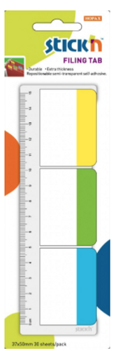  מארז 30 דבקיות רחבות stick n pop up FILING TAB