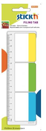 מארז 30 דבקיות רחבות stick n pop up FILING TAB