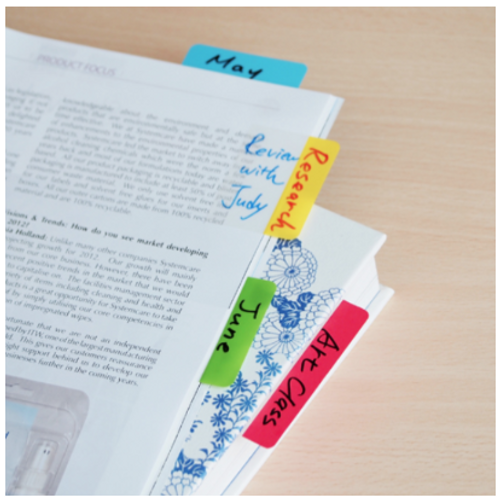  מארז 30 דבקיות רחבות stick n pop up FILING TAB
