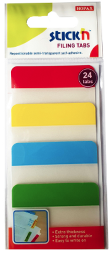  מארז 24 דבקיות רחבות stick n pop up FILING TAB