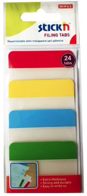 מארז 24 דבקיות רחבות stick n pop up FILING TAB