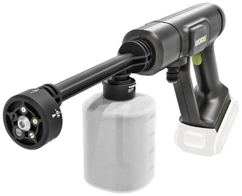 מכונת שטיפה נטענת WORX WU623.9 20V | לחץ 22 בר ופיית 5 ב־1 – גוף בלבד