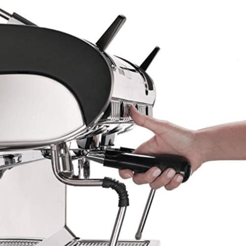 מכונת אספרסו מקצועית 2 ראשים שחור/לבן - Nuova Simonelli Aurelia Wave Volumetric 2GR