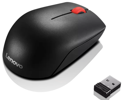 עכבר אלחוטי Lenovo Essential 4Y50R20864 Compact Wireless Mouse USB Black