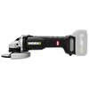משחזת זווית נטענת WORX WU809.91 20V Brushless | דיסק 125 מ״מ ו־3 מהירויות – גוף בלבד