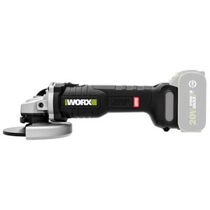 משחזת זווית נטענת WORX WU809.91 20V Brushless | דיסק 125 מ״מ ו־3 מהירויות – גוף בלבד