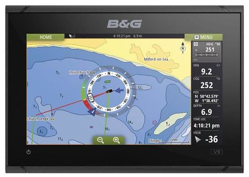צג ניווט B&G Vulcan 9 FS ללא מתמר עם GPS
