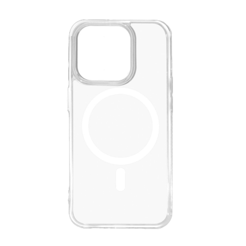 כיסוי לטלפון Iphone 16 Plus Mower MagSafe, צבע שקוף