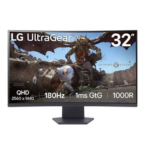 מסך מחשב גיימינג קעור LG 32
