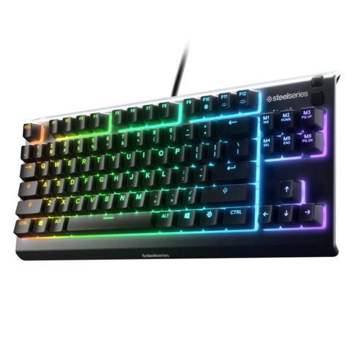 מקלדת גיימינג עמידה במים Steelseries Apex 3 TKL US LED