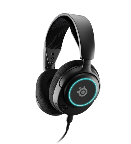 אוזניות גיימינג חוטיות עם תאורת Steelseries Arctis Nova 3 RGB