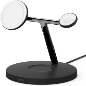 מטען אלחוטי 3 ב-1 Belkin Apple Watch / AirPods / iPhone בצבע שחור