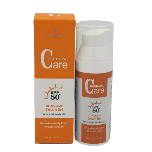 קרם הגנה קליל SPF50+ ULTRA LIGHT Cream Gel סדרת ברבדוס אנה לוטן - 50 מ