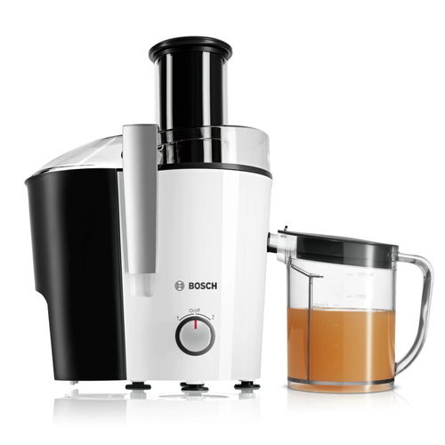 מסחטת פירות וירקות קשים Bosch דגם VitaJuice 2 MES25A0 שחור לבן