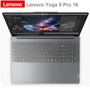 מחשב נייד Lenovo  Yoga Pro 9 16IMH9 16"-TOUCH-3.2K-U9-32GB-1TB-RTX4060-W11H