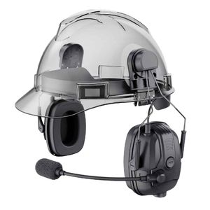 אוזניות הגנה מותאמות לקסדה  Eco Crew Safety Helmet 