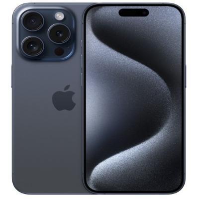 אייפון iPhone 15 Pro 256GB MTV63HX/A בצבע Blue Titanium - שנה אחריות יבואן רשמי