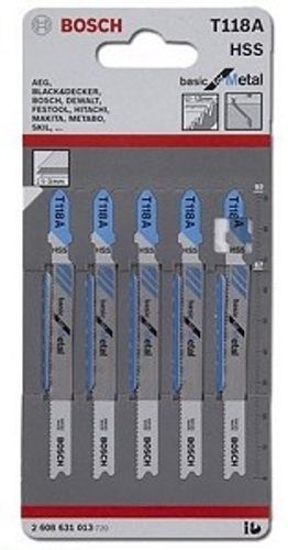 סט 5 להבי מסור אנכי למתכת T 118 A Basic for Metal
