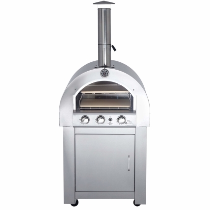 טאבון גז 2 קומות בגימור נירוסטה ALL GRILL