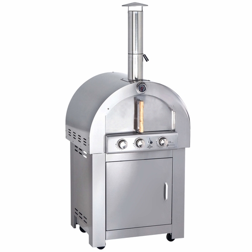 טאבון גז 2 קומות בגימור נירוסטה ALL GRILL