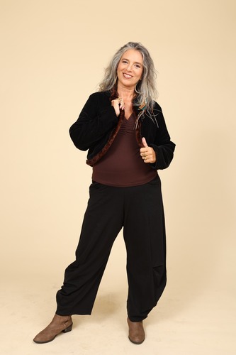 ג'קט קטיפה plus size