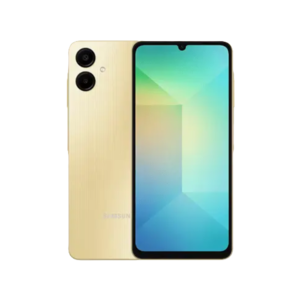 טלפון סלולרי Samsung Galaxy A06 128/4GB, צבע זהב, שנה אחריות