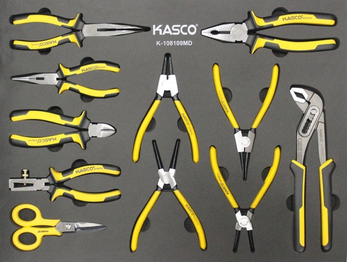 עגלת כלים עם 7 מגירות נעילה עצמית KASCO K-3944B מאובזרת 113 חלקים 