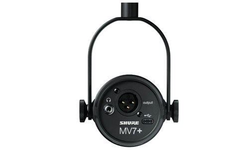 מיקרופון פודקאסט +SHURE MV7
