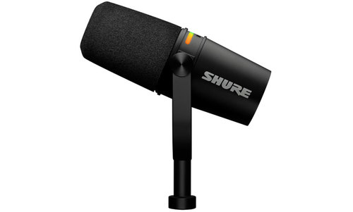 מיקרופון פודקאסט +SHURE MV7