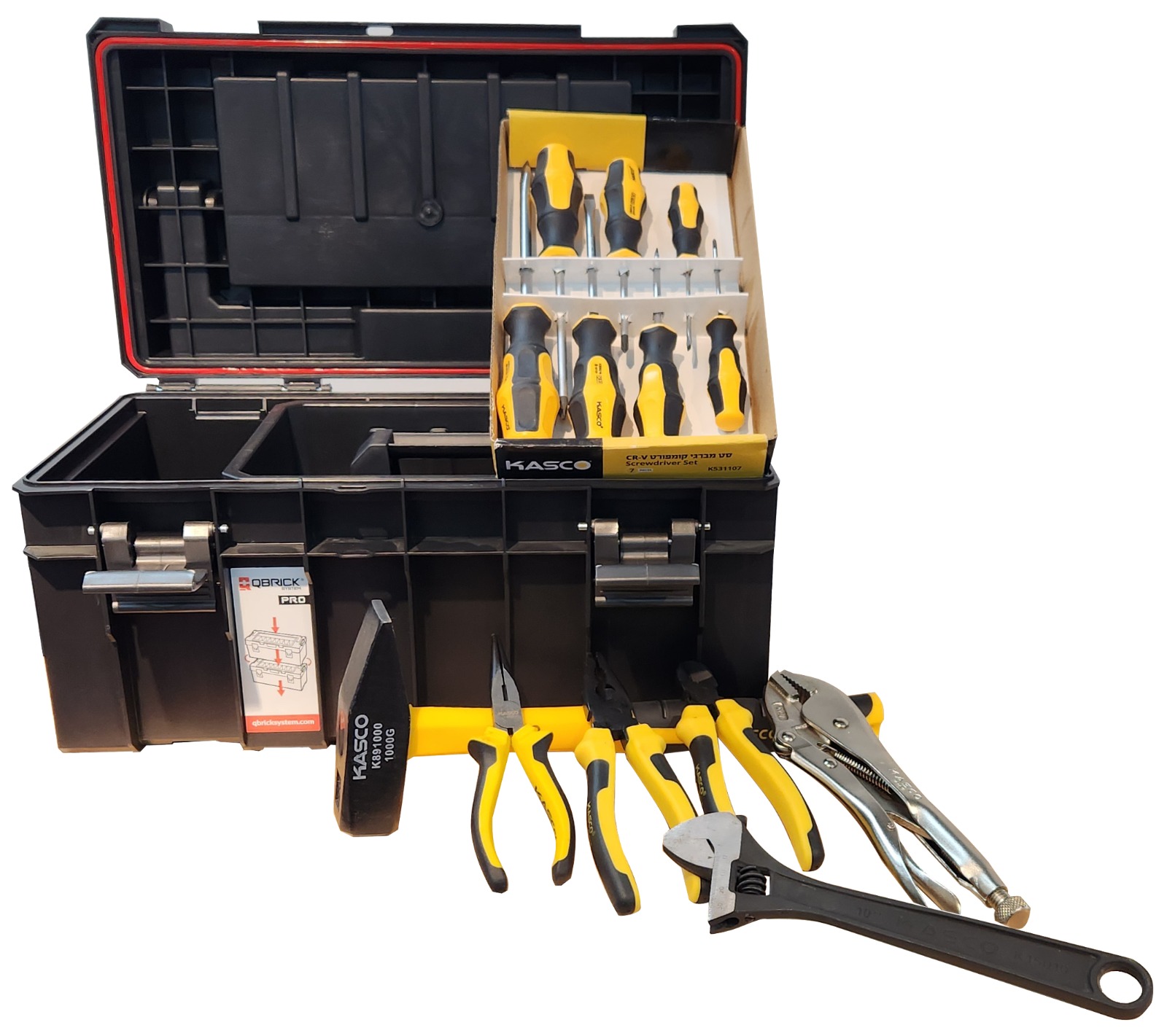 ארג כלים מאובזר 14 חלקים qbr500proa KASCO